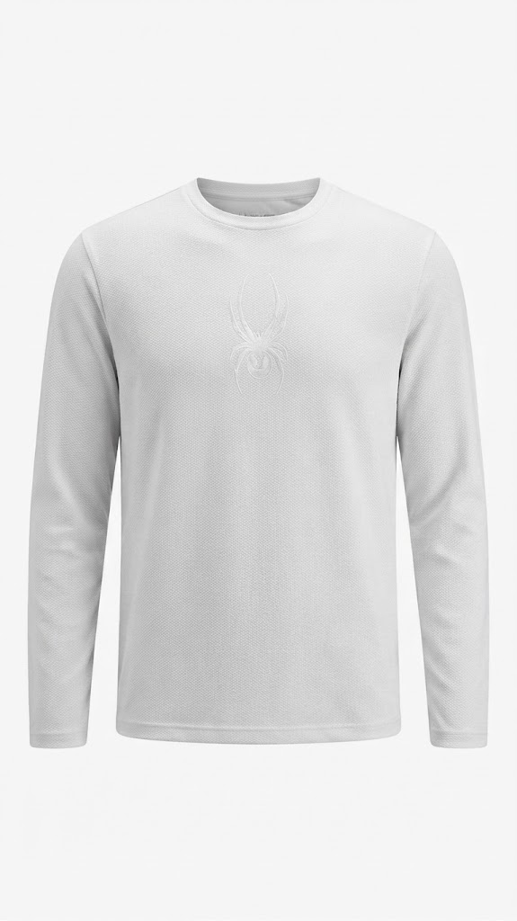 Spyder Men's Waffle-Knit Long-Sleeve Thermal Tee